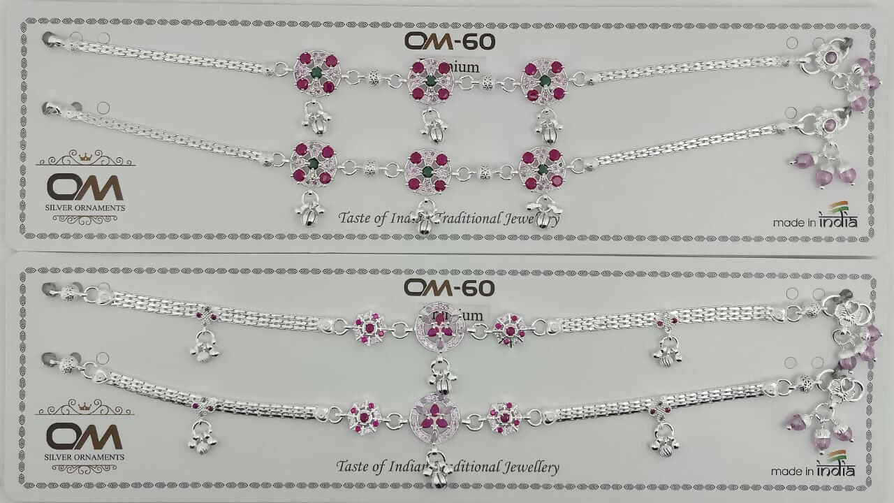 Silver Micro Payal Sarafa Bazar India