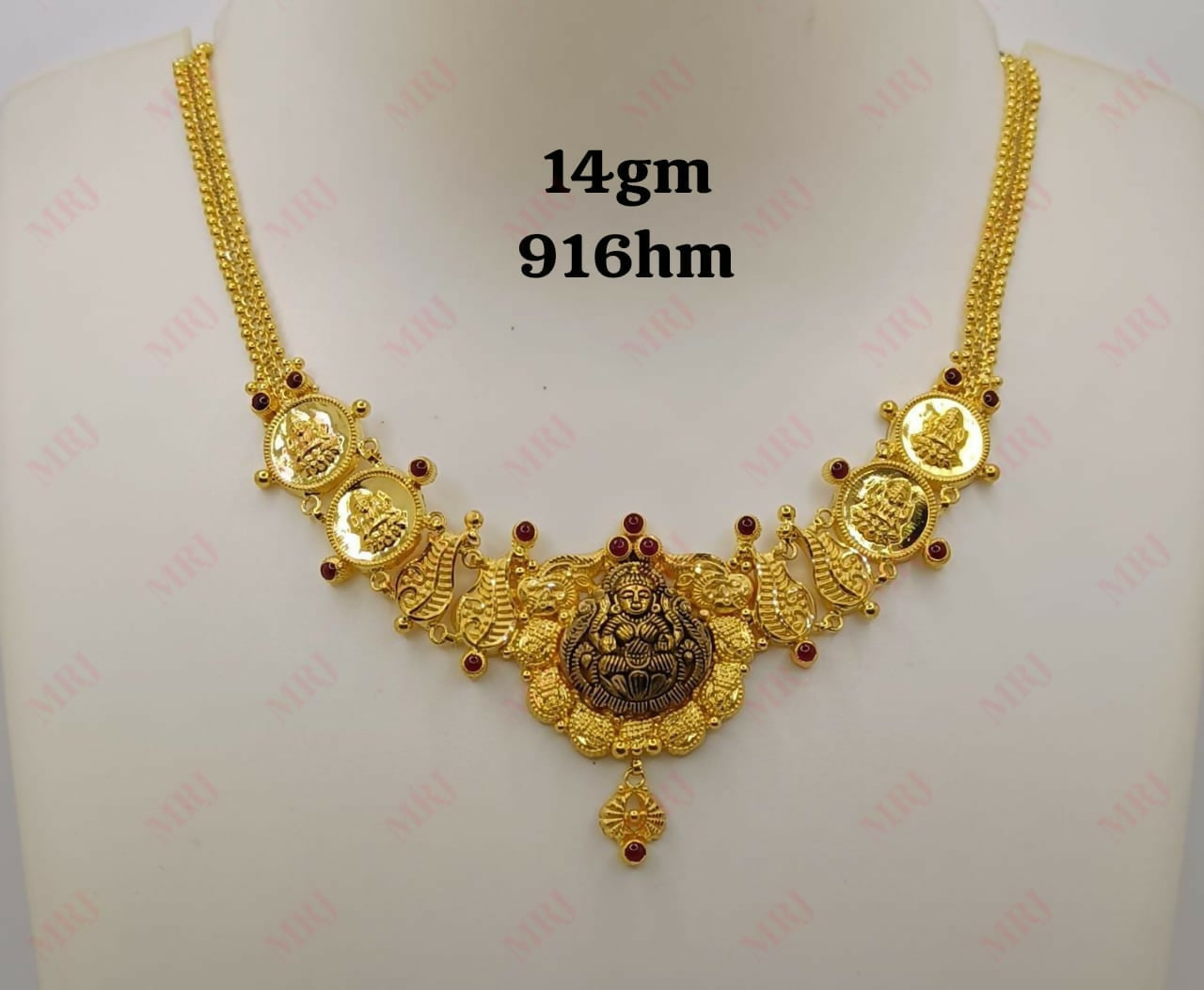 22kt Gold Necklace Sarafa Bazar India