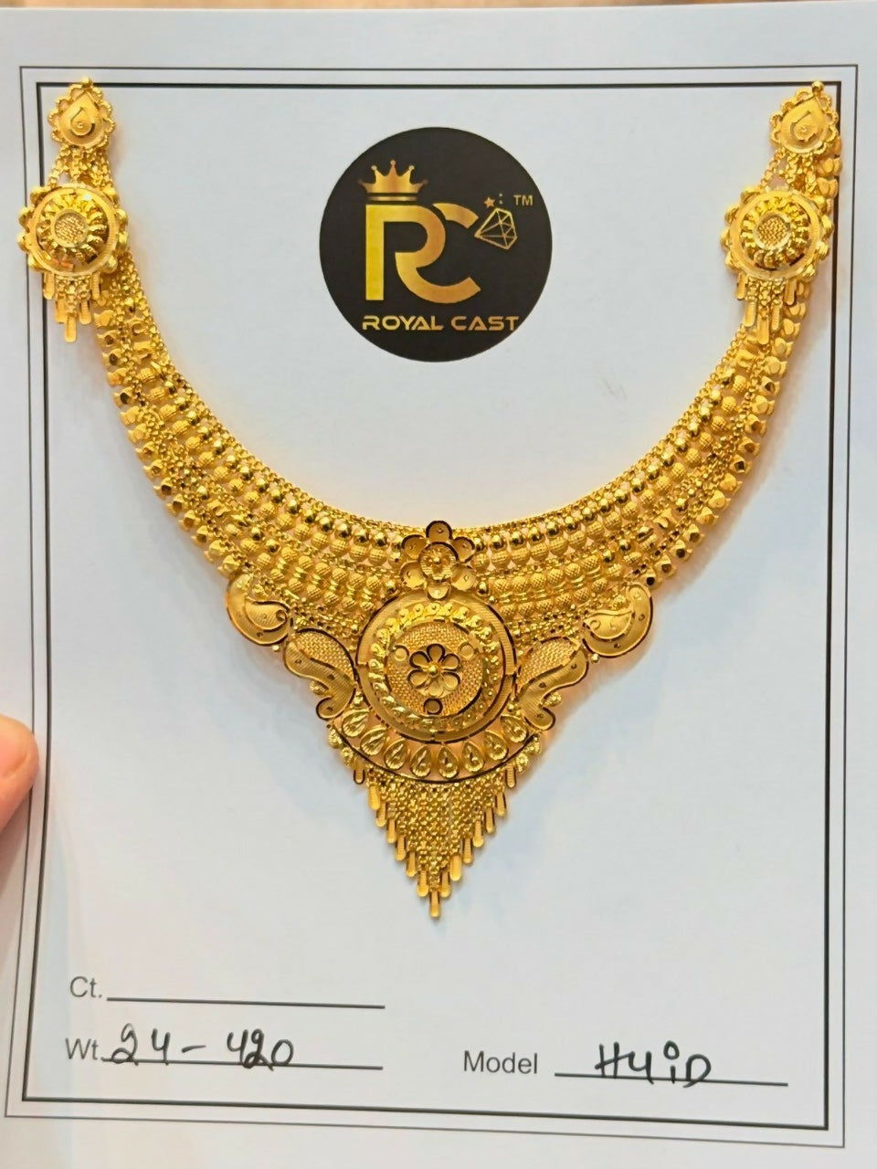 Gold Necklace Sarafa Bazar India