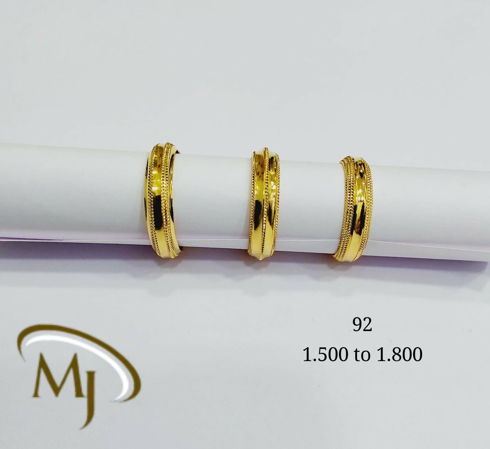 22kt Gold Gents Bands Sarafa Bazar India