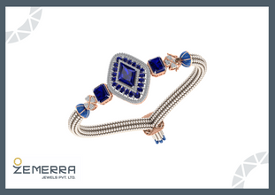14K Gold Bracelets with Real Diamonds