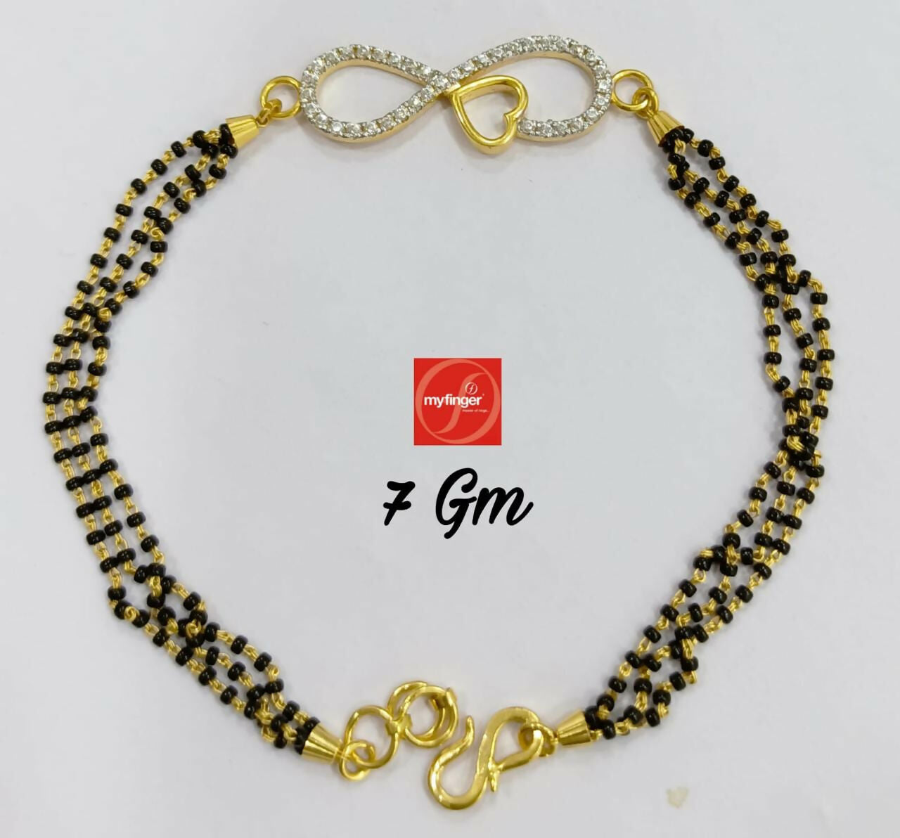 CZ Mangalsutra Bracelet Sarafa Bazar India