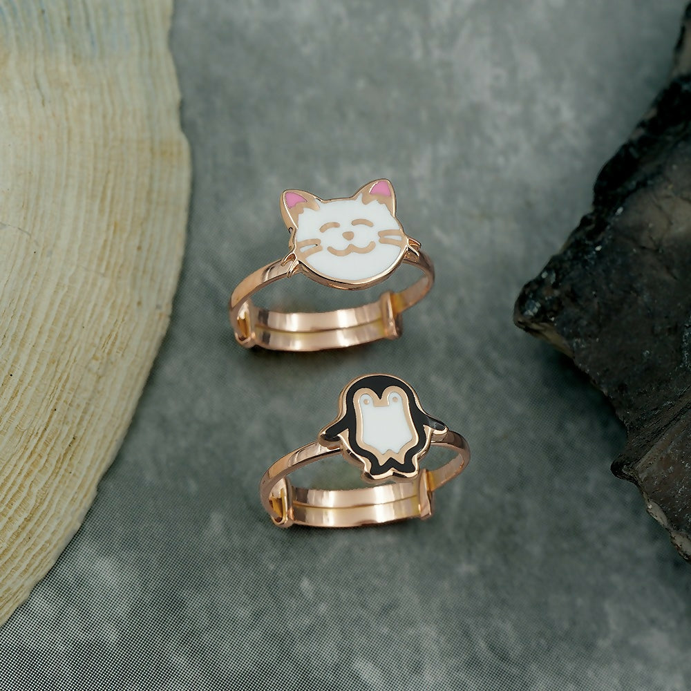 Rose Gold Enamel Bichhiya Sarafa Bazar India