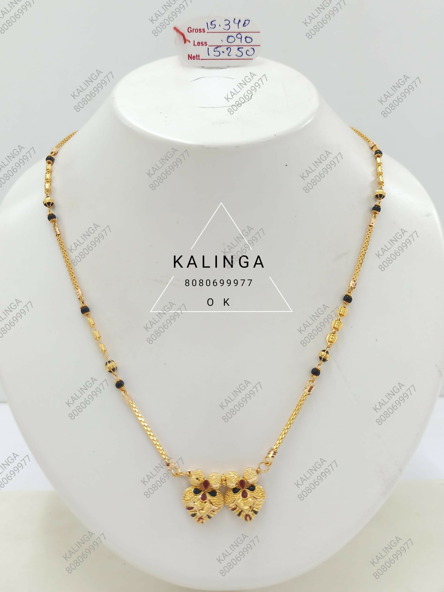 Fancy Gold Mangalsutra Sarafa Bazar India