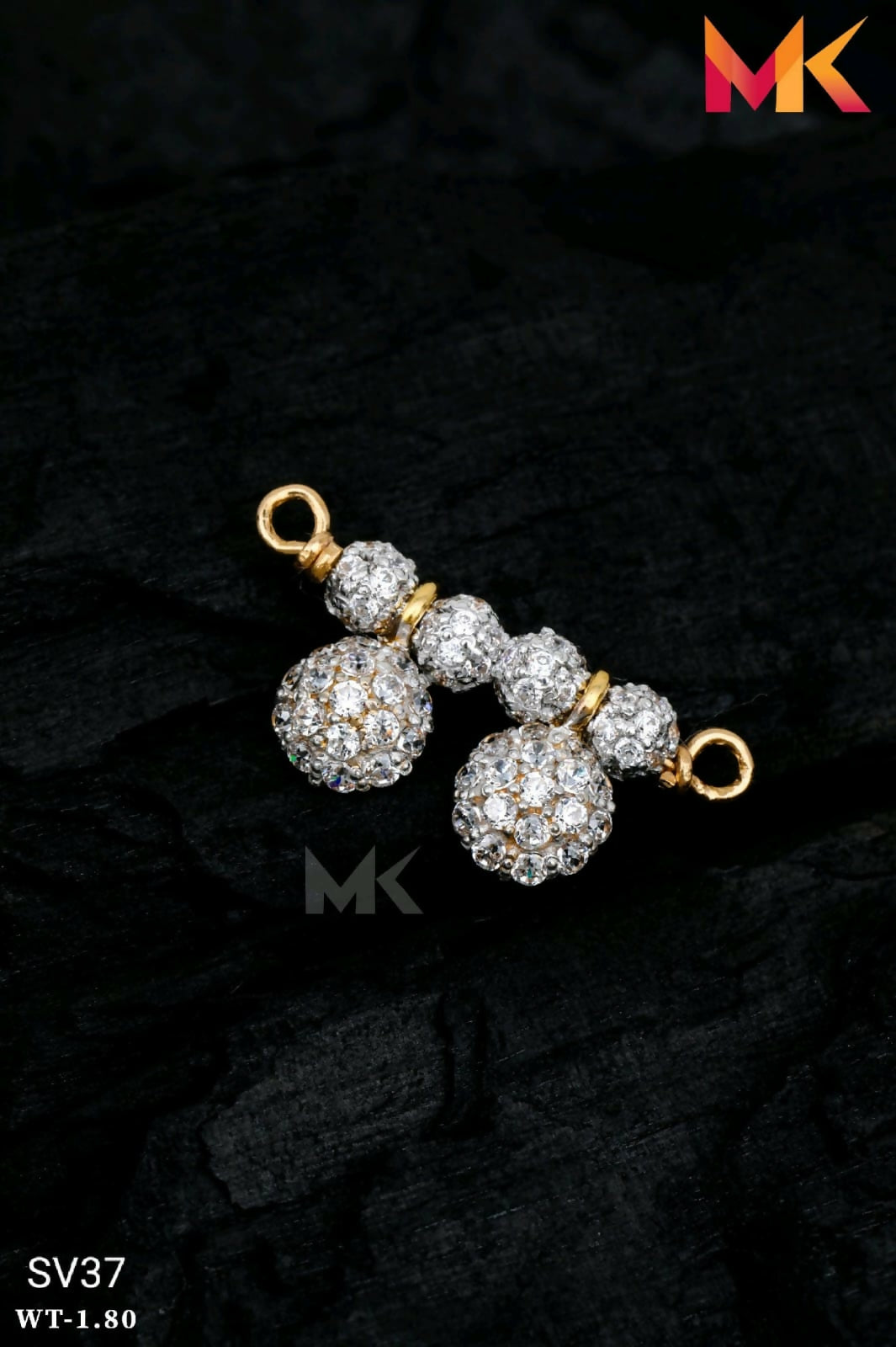 CZ Mangalsutra Pendant Sarafa Bazar India