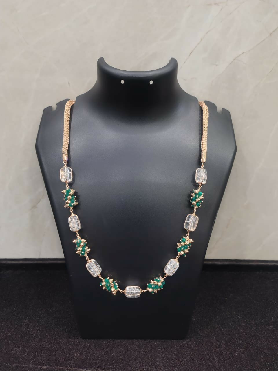 18kt Beads Mala Sarafa Bazar India