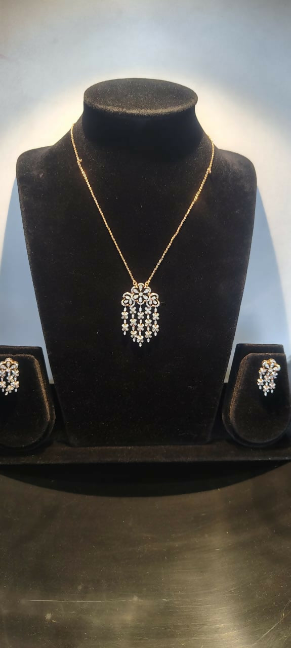 Diamond Chain Set Sarafa Bazar India