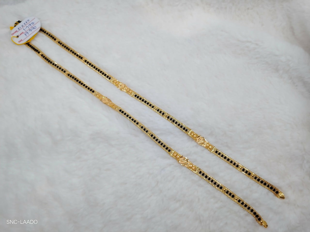 Gold Mangalsutra Chain Sarafa Bazar India