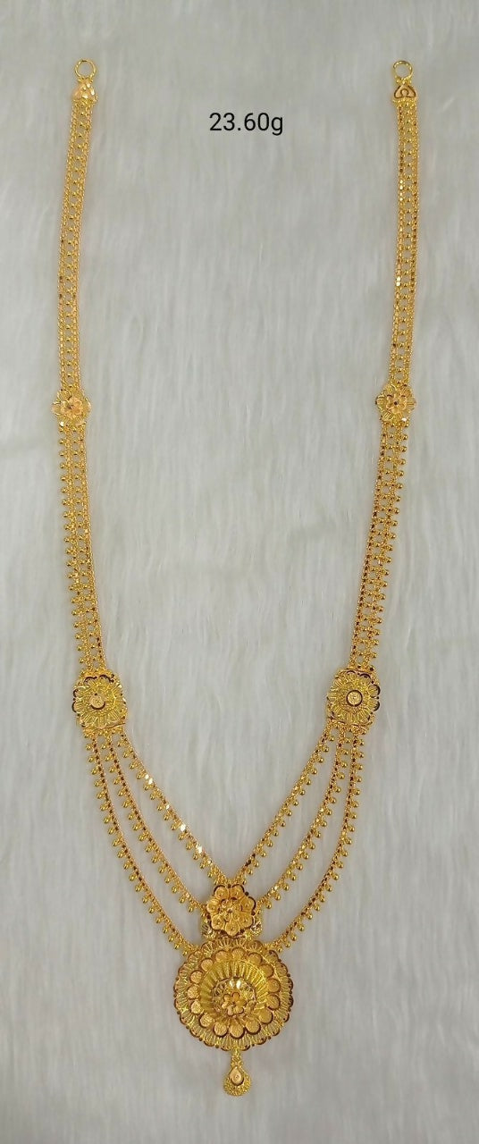 Gold Long Set Sarafa Bazar India