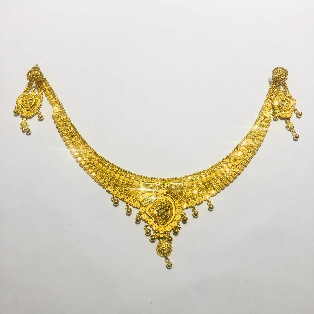 Gold Necklace Sarafa Bazar India