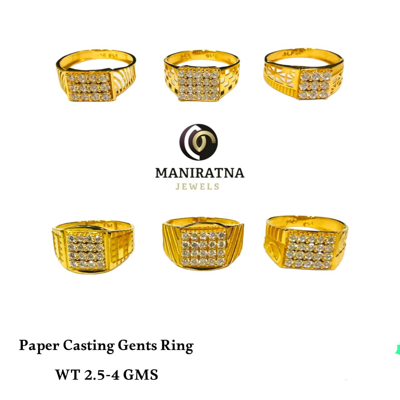 Paper Casting Gents Ring Sarafa Bazar India