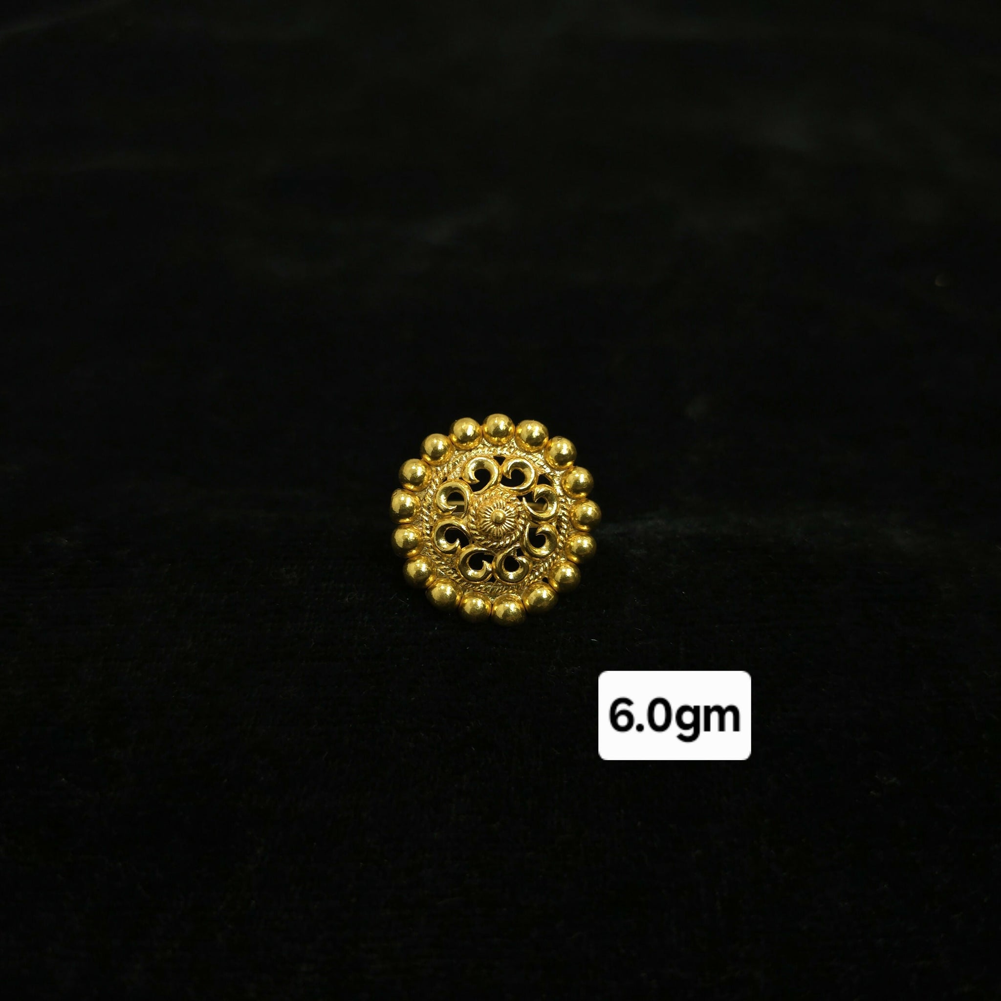Gold Plated Silver Ring Sarafa Bazar India