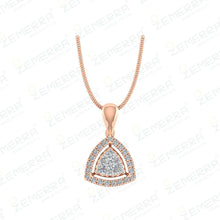 14K Gold Diamond Pendant Sets - New Design Sarafa Bazar India