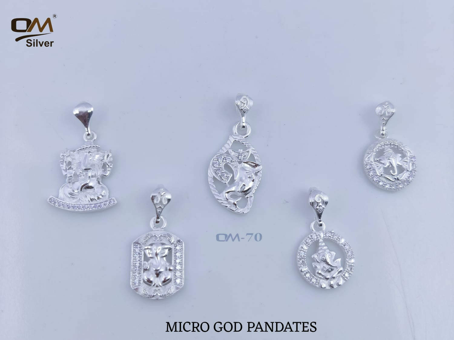 Silver Micro God Pendants Sarafa Bazar India