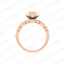 14K Gold Diamond Stylish Ring - New Design Sarafa Bazar India