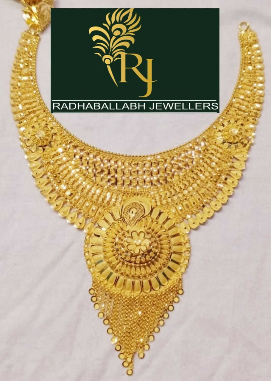 Gold Necklace Sarafa Bazar India