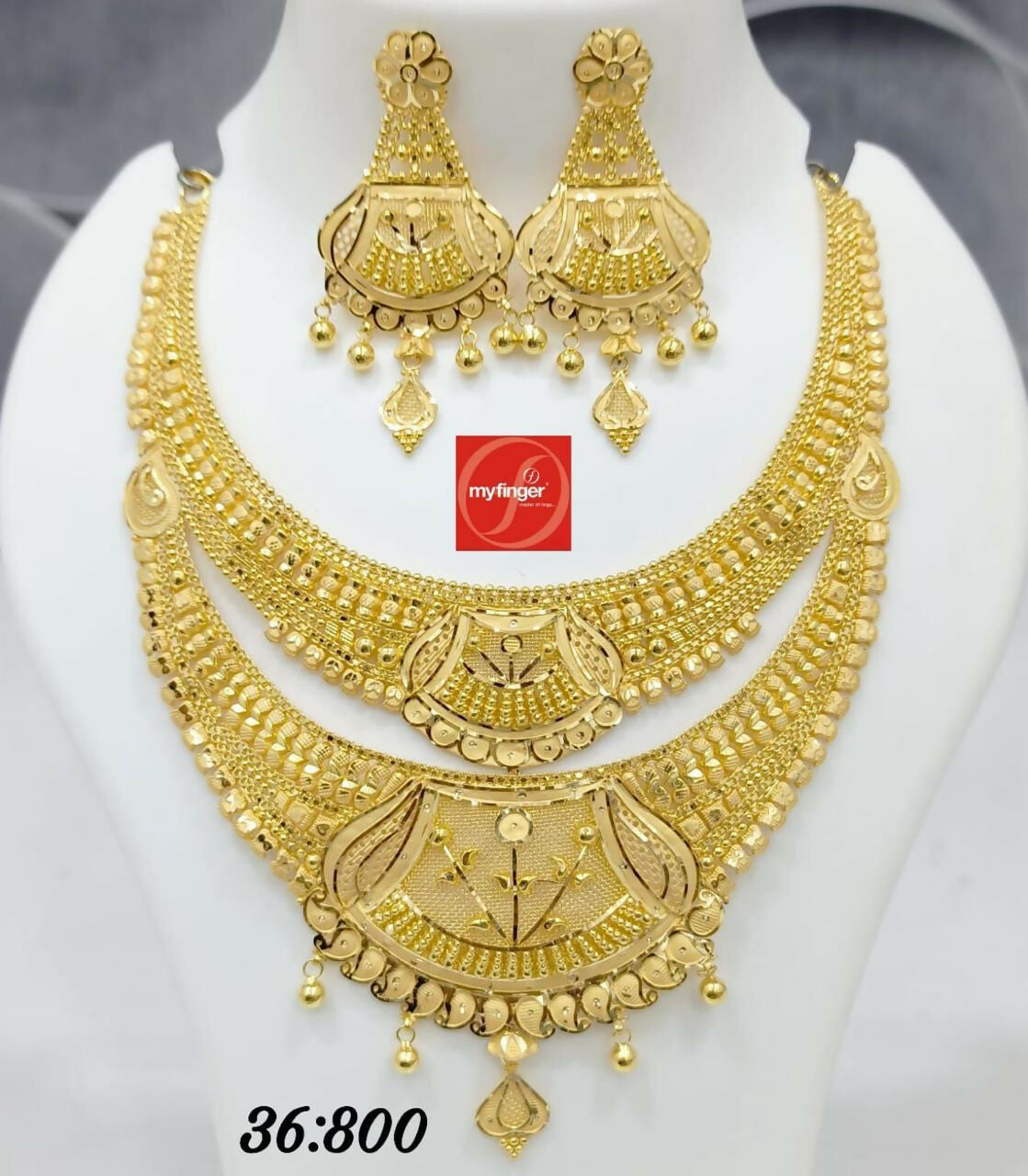 Gold Necklace Sarafa Bazar India