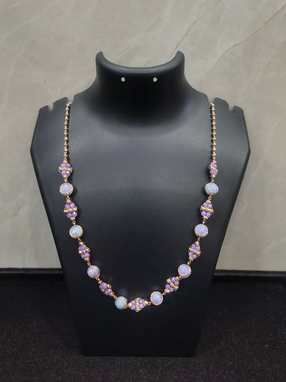 18kt Beads Mala Sarafa Bazar India