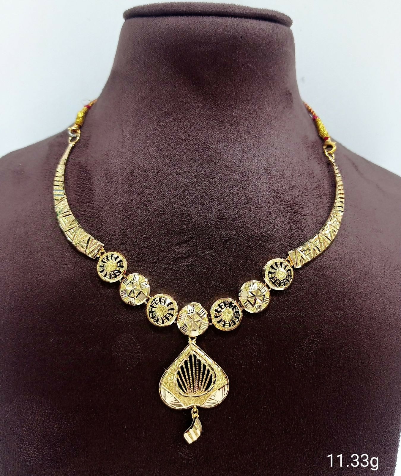 Gold Necklace Sarafa Bazar India