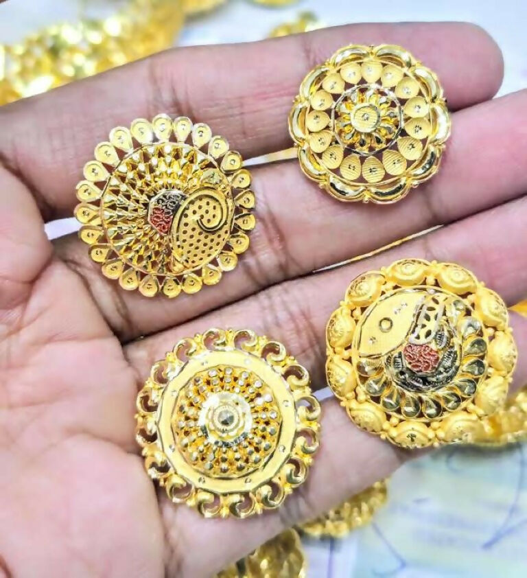 Gold Ladies Rings Sarafa Bazar India