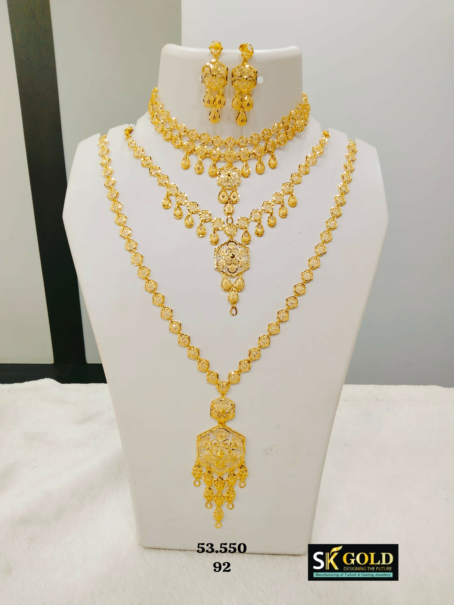 22kt Turkey Bridal Set Sarafa Bazar India