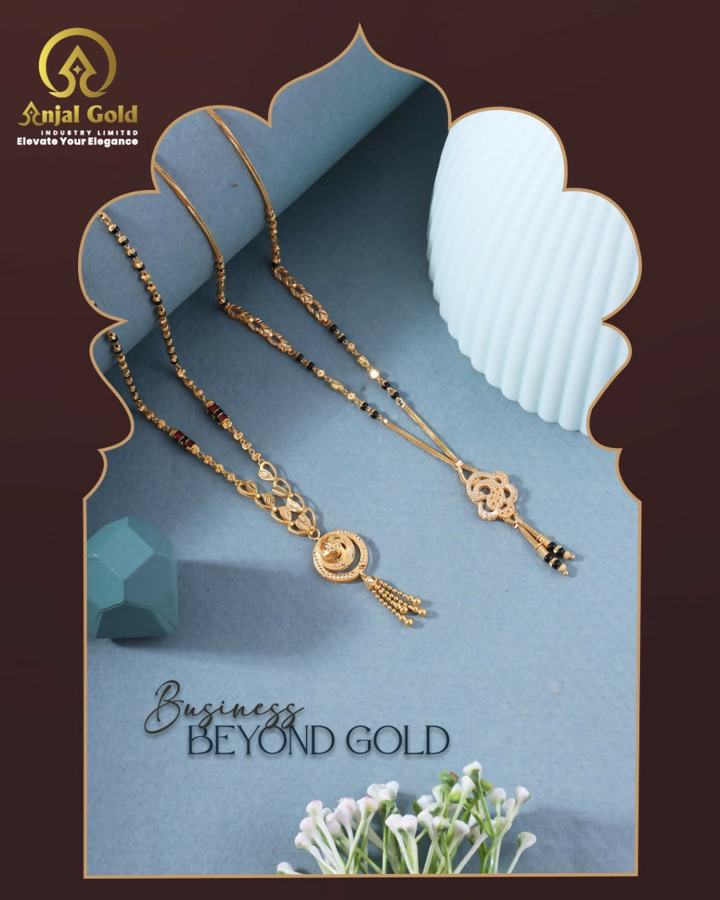 Gold Mangalsutra Sarafa Bazar India