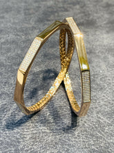 Rose Gold Hollow Bangles Sarafa Bazar India