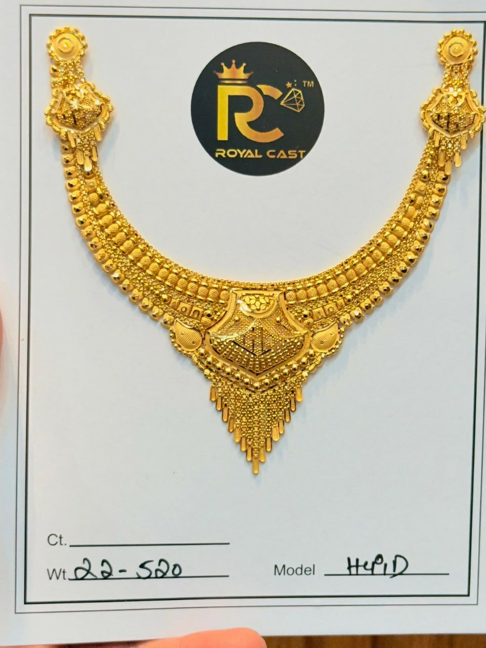 Gold Necklace Sarafa Bazar India