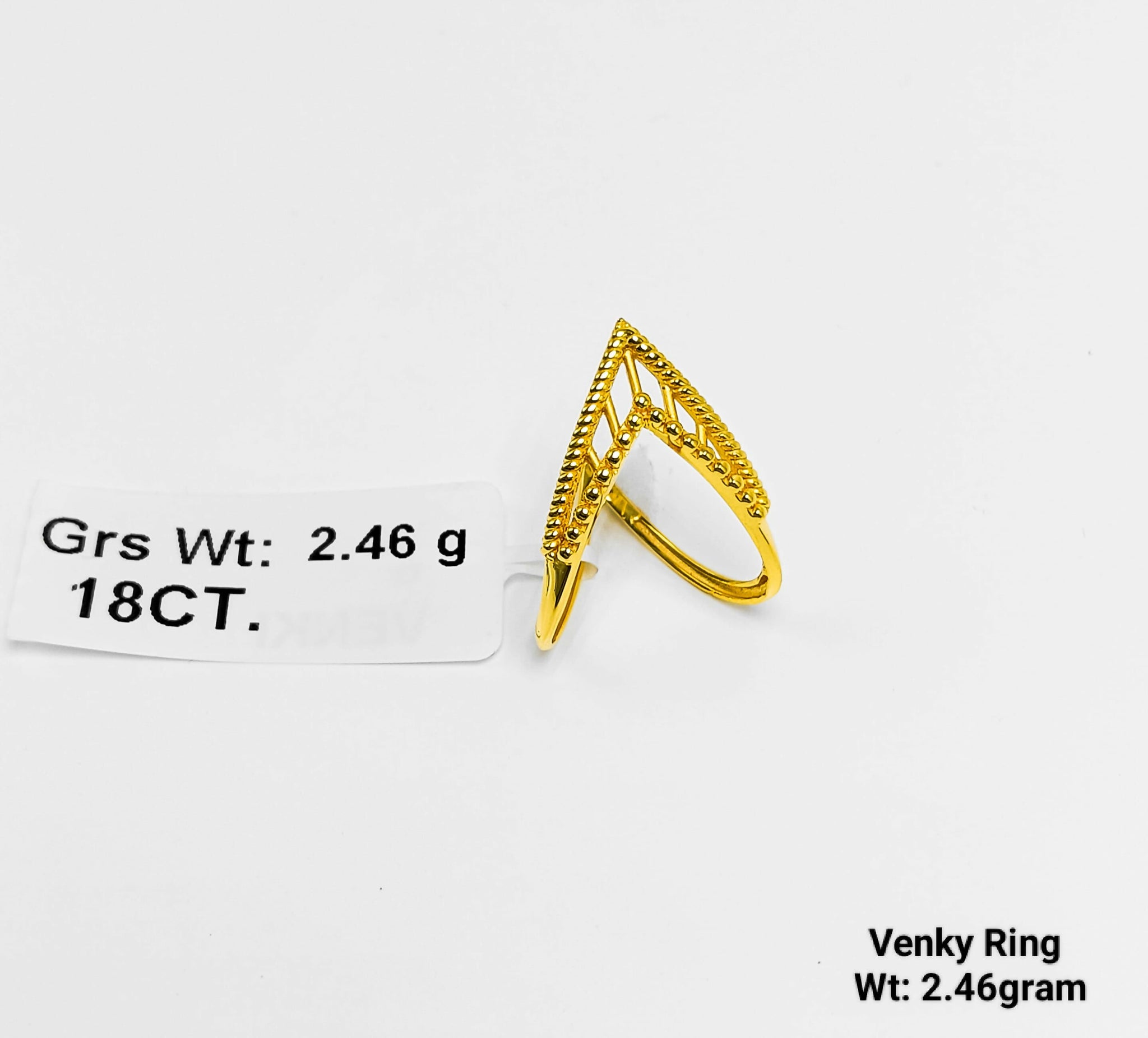 18kt Venky Ring Sarafa Bazar India