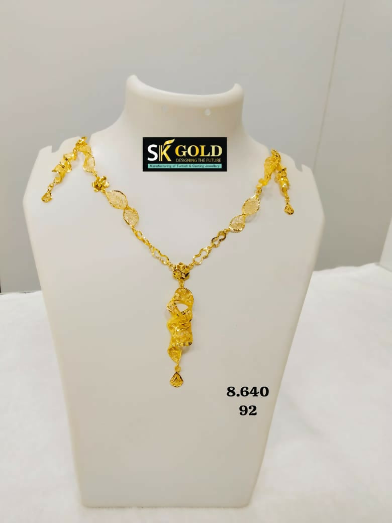 22kt Turkey Necklace Sarafa Bazar India