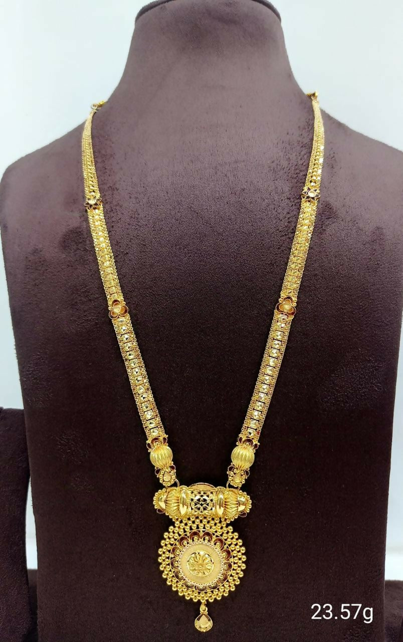 Gold Long Set Sarafa Bazar India