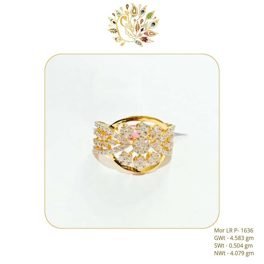 22kt Mor CZ Stoneless Ladies Ring 18