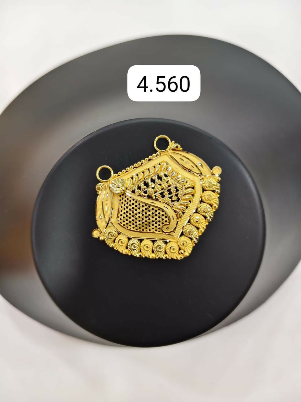 Gold Mangalsutra Pendant Sarafa Bazar India