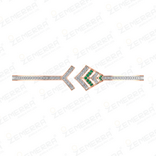 Easy to Wear 14K Gold Diamond Open Cuff Bracelets Design Sarafa Bazar India