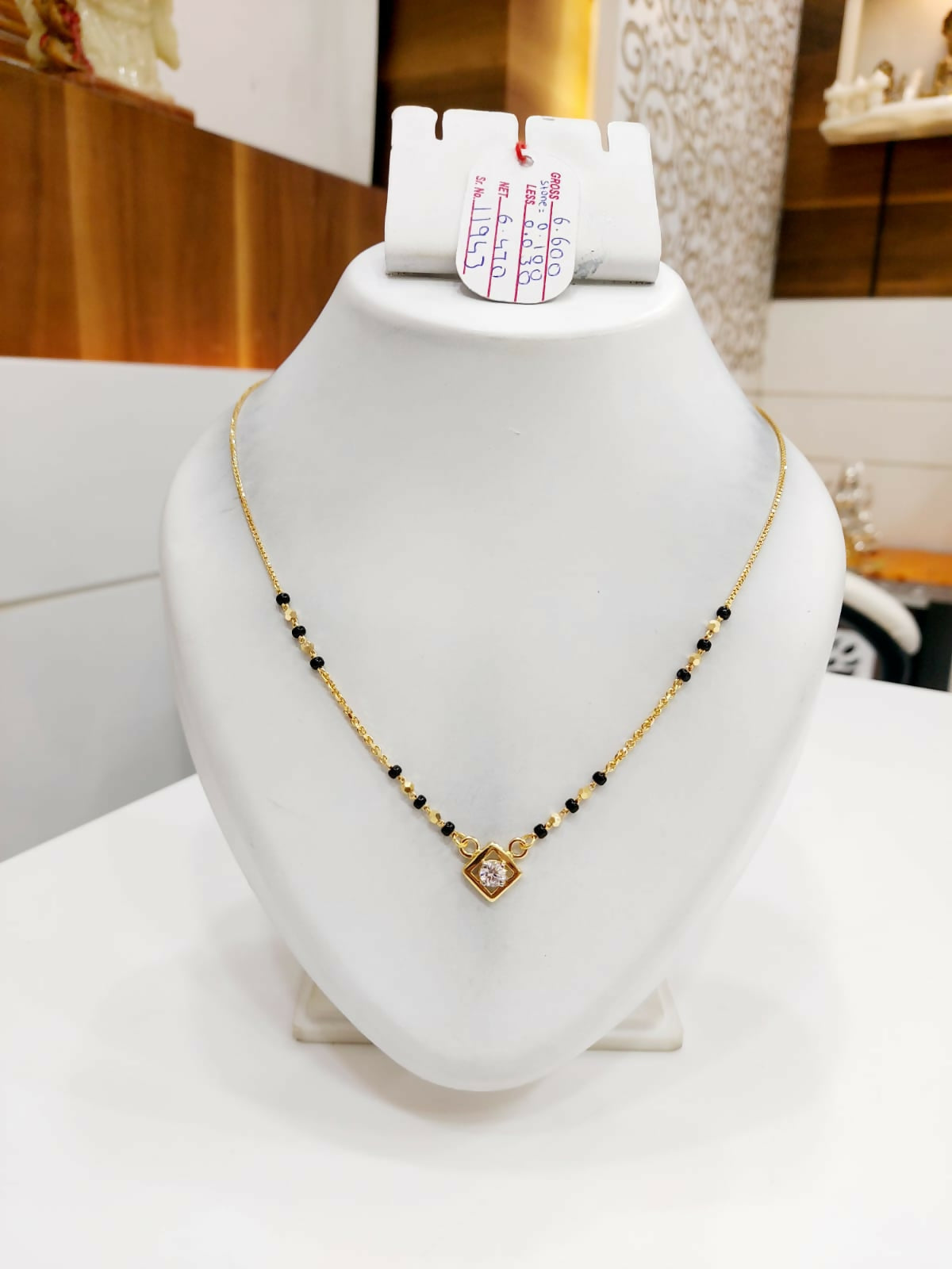 CZ Mangalsutra Sarafa Bazar India