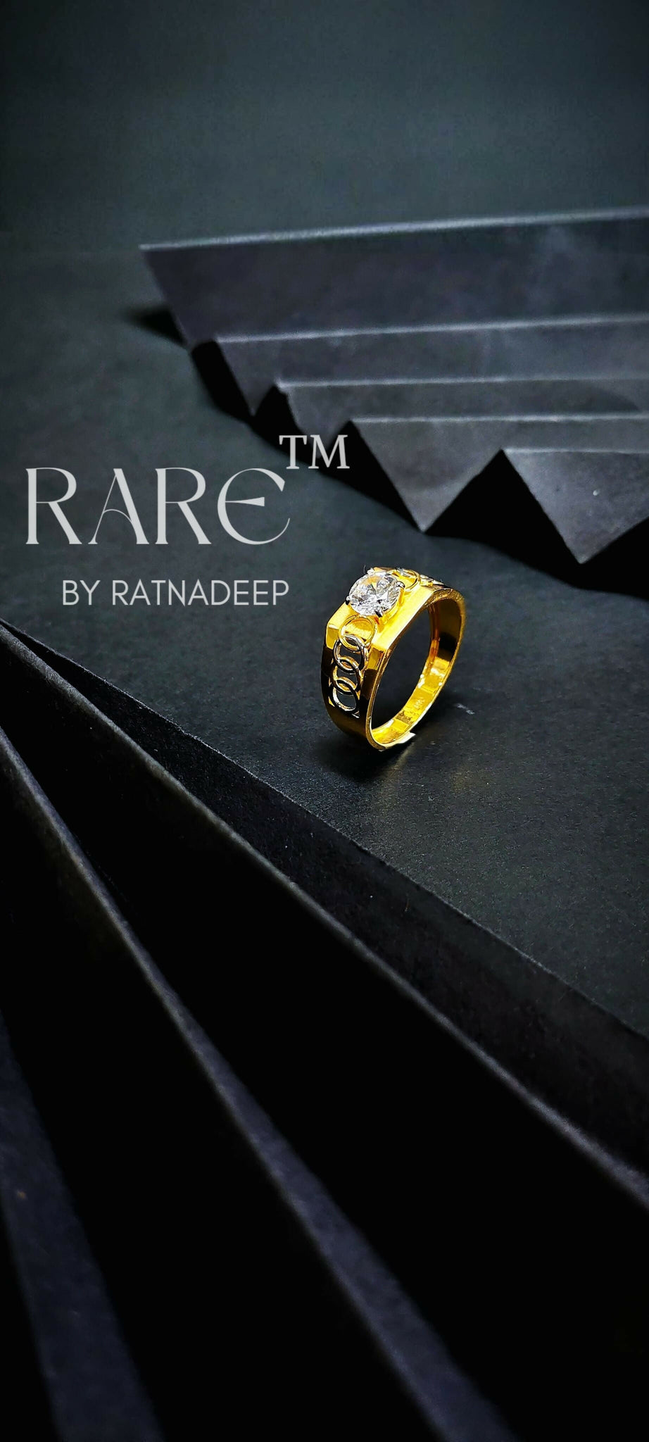 Solitaire Gents Ring Sarafa Bazar India