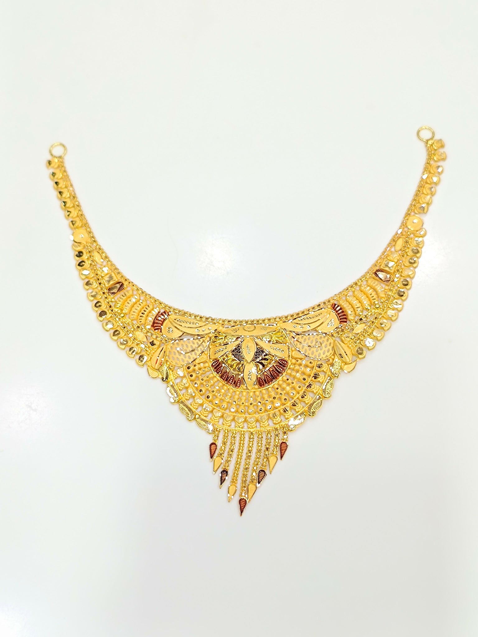 Gold Necklace Sarafa Bazar India