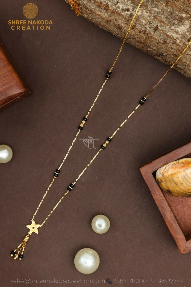 Gold Mangalsutra Sarafa Bazar India