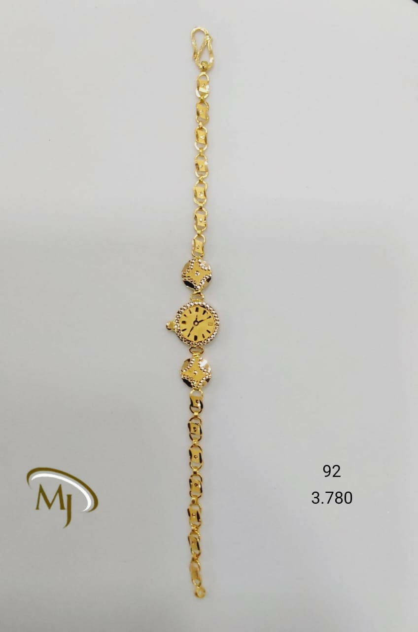 22kt Gold Ladies Bracelet Sarafa Bazar India