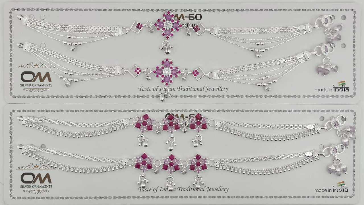 Silver Micro Payal Sarafa Bazar India