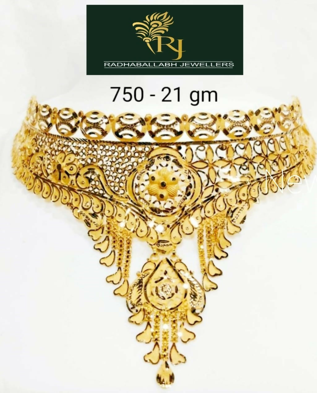 Gold Choker Sarafa Bazar India