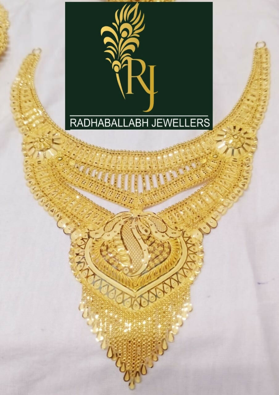 Gold Necklace Sarafa Bazar India