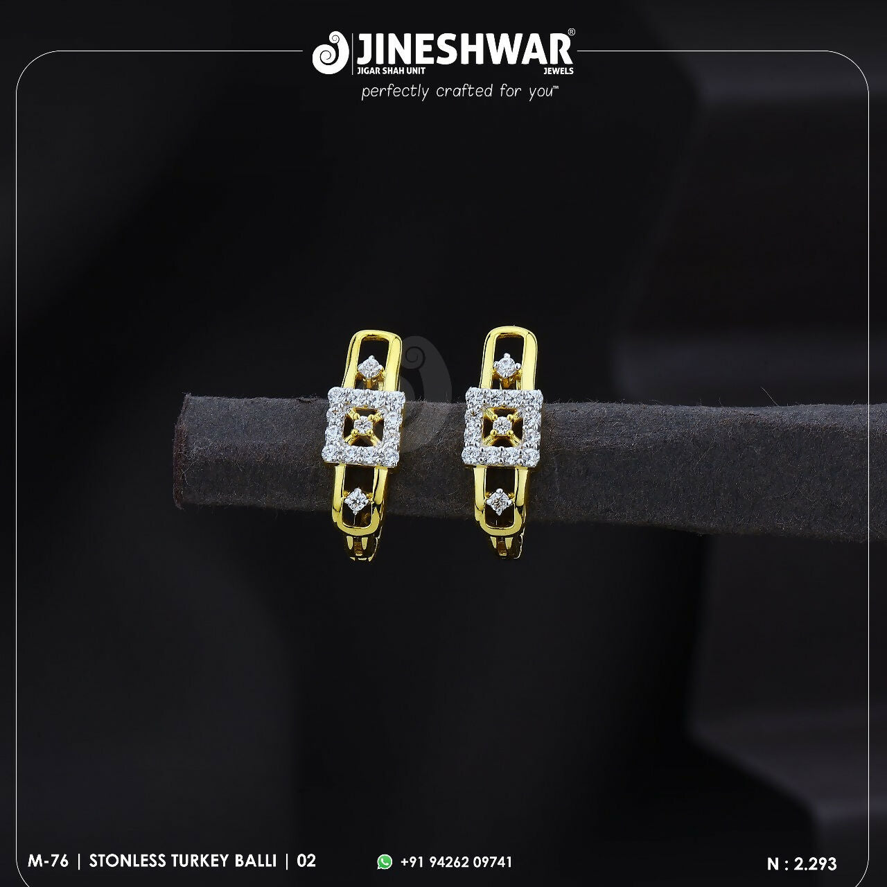 18kt Stonless Turkey Bali Sarafa Bazar India