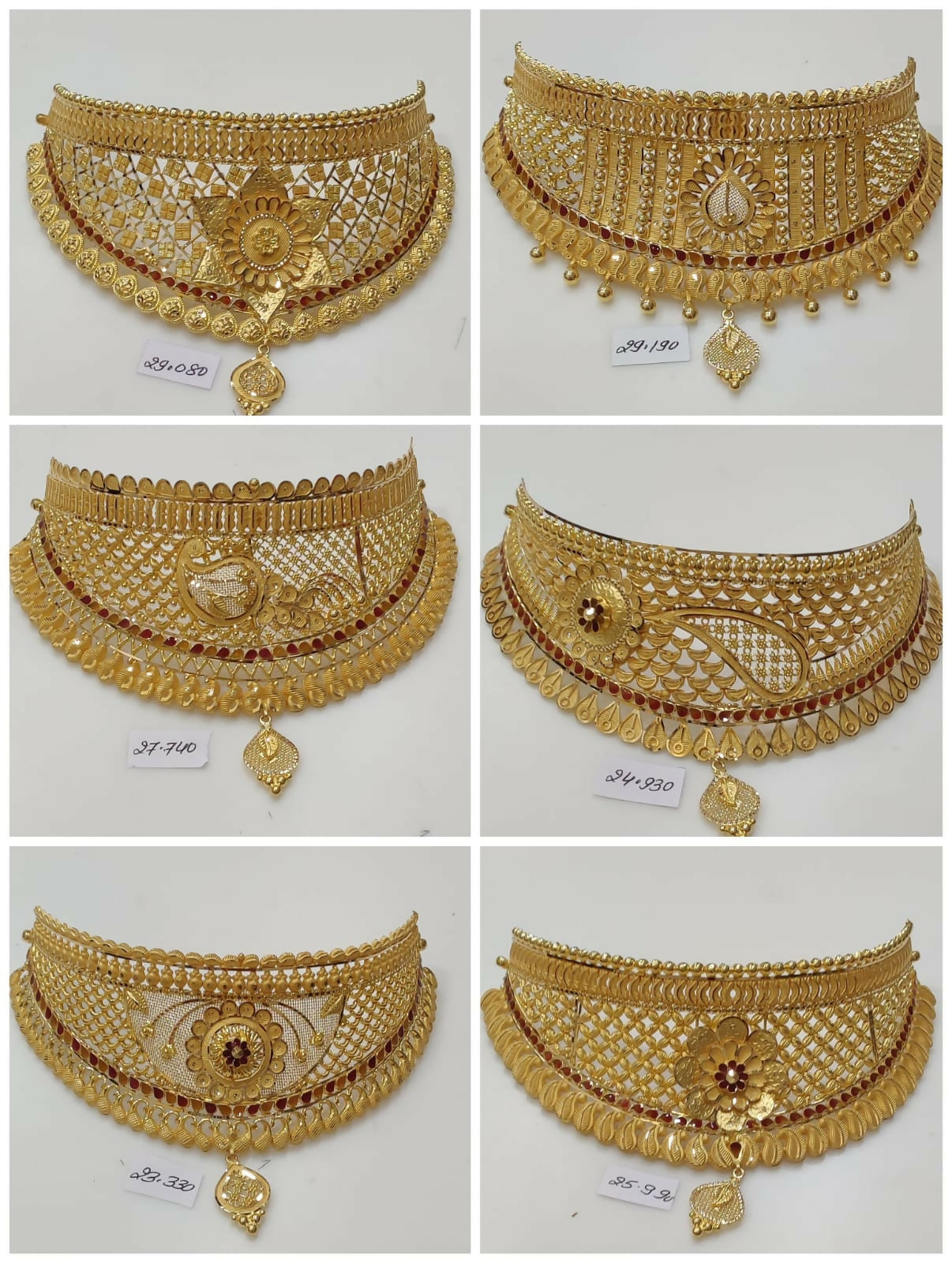 Gold Choker Sarafa Bazar India