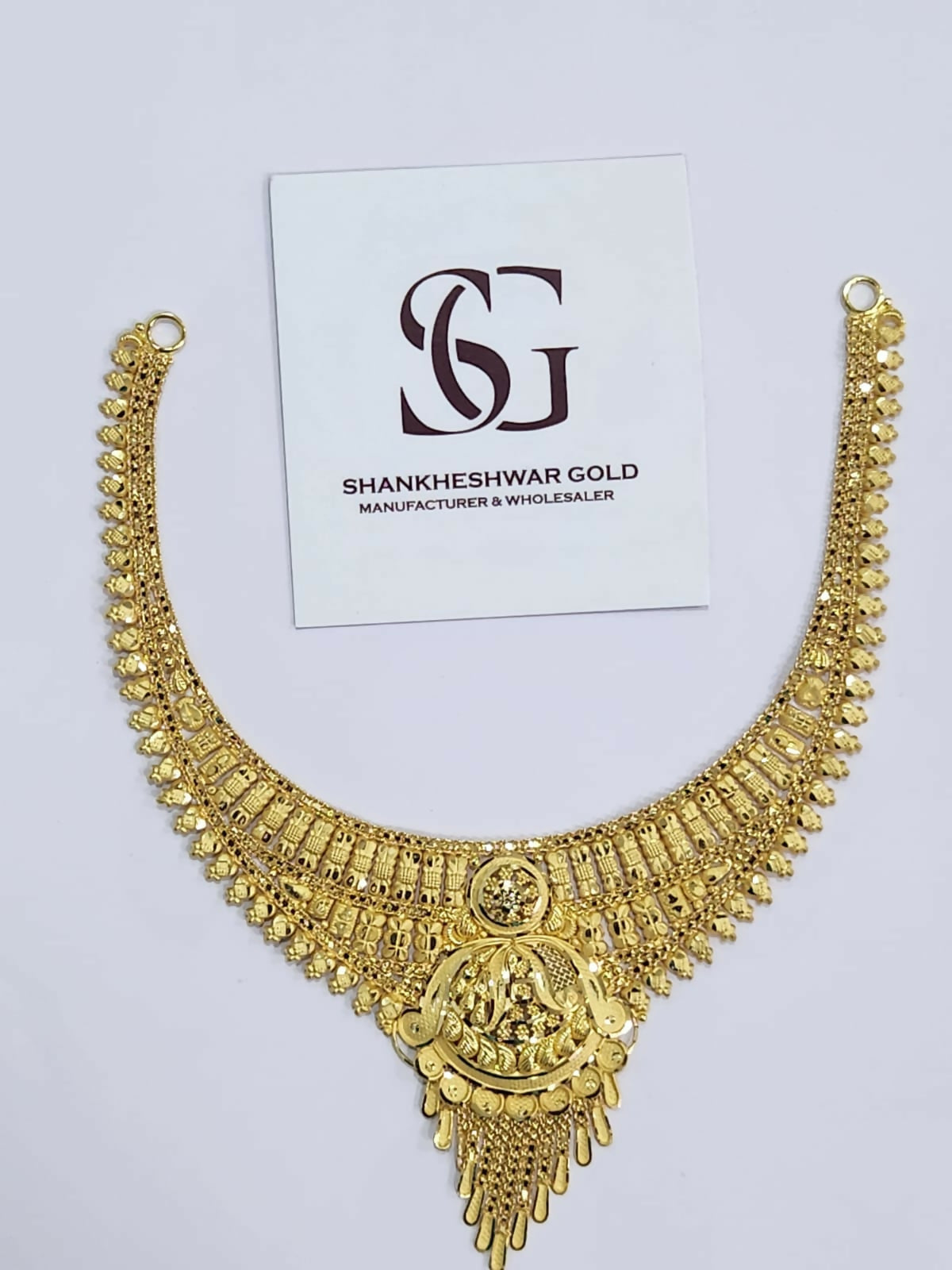 Gold Necklace Sarafa Bazar India