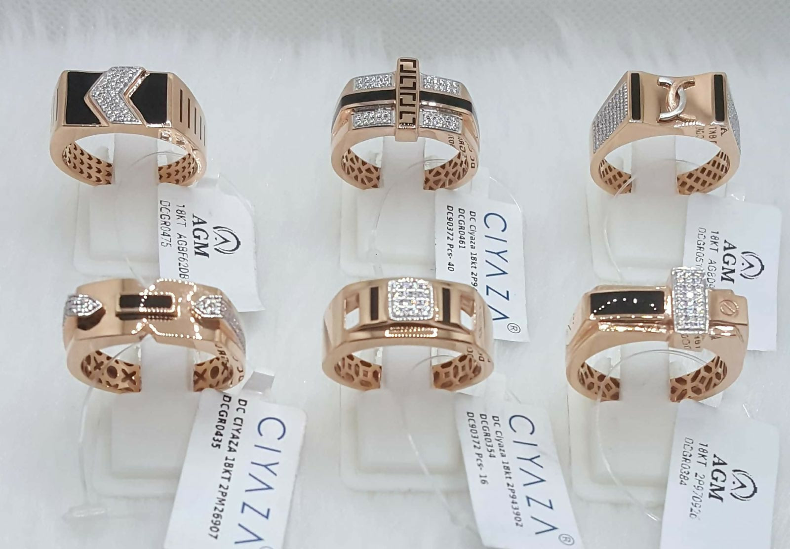 Rose Gold Gents Rings Sarafa Bazar India