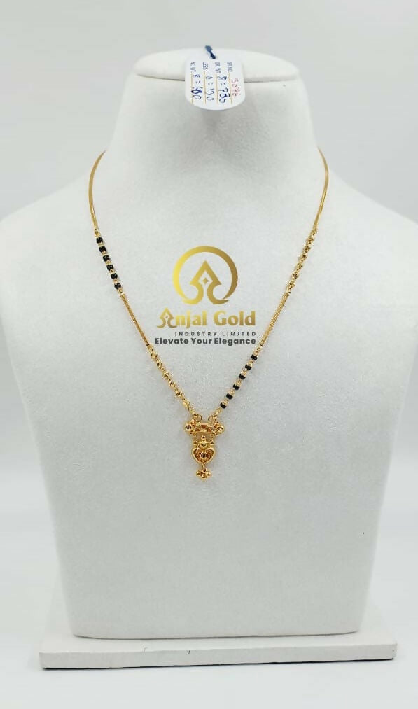 Gold Mangalsutra Sarafa Bazar India