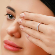 14K Yellow Gold Five Stone Diamond Ring Sarafa Bazar India