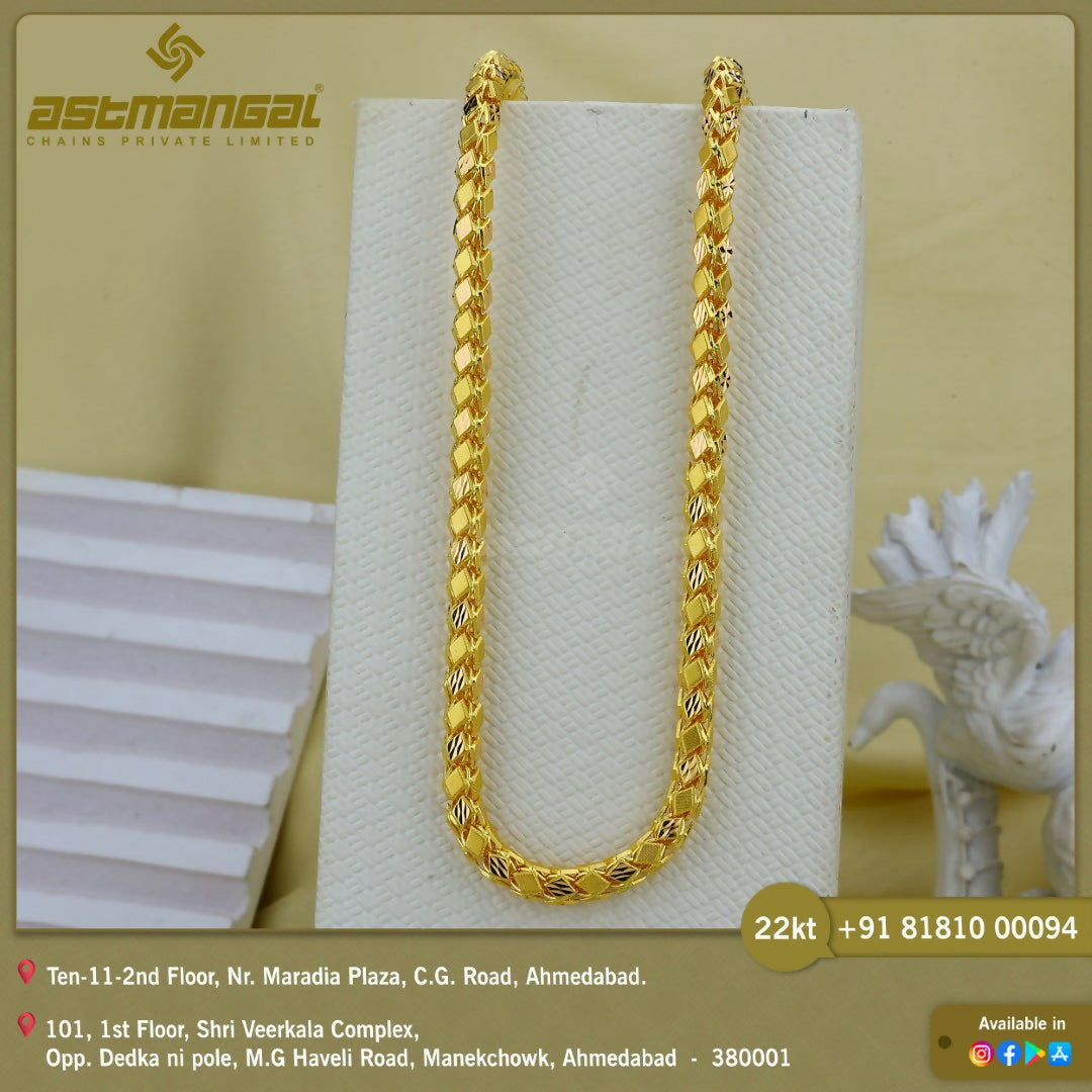 22kt Gents Chain Sarafa Bazar India