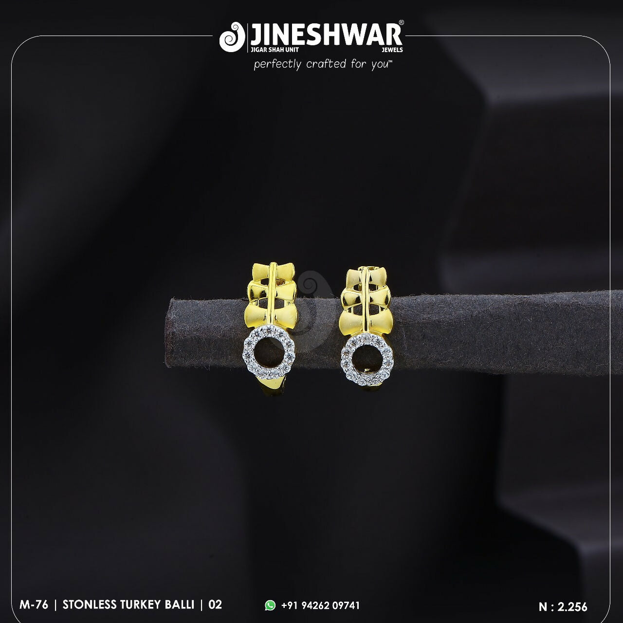 18kt Stonless Turkey Bali Sarafa Bazar India